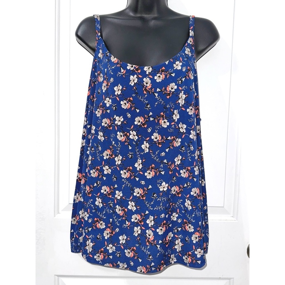 Gilli all over print Blue Floral Print Tank top